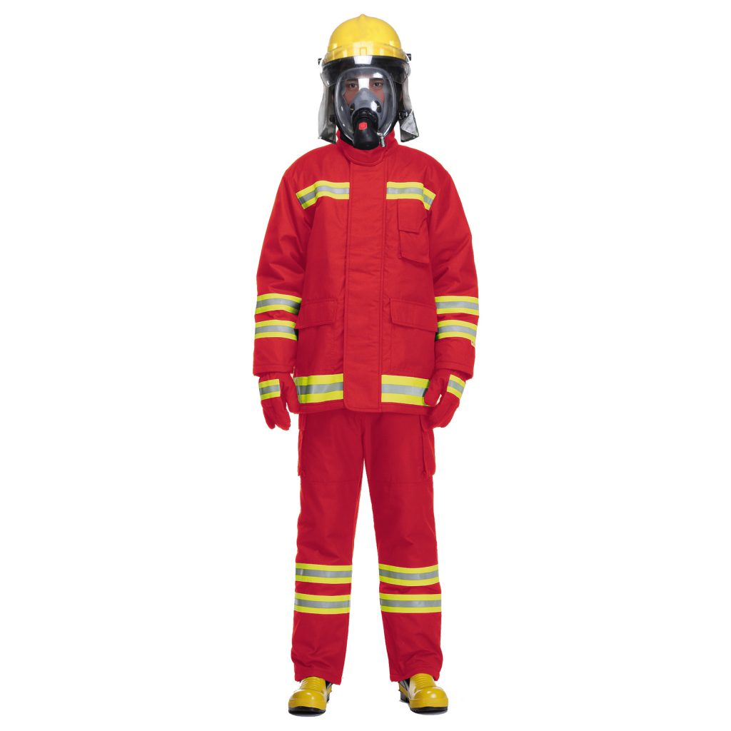 Nomex Fire Fighting Suit Red Sherwood Protective Apparel